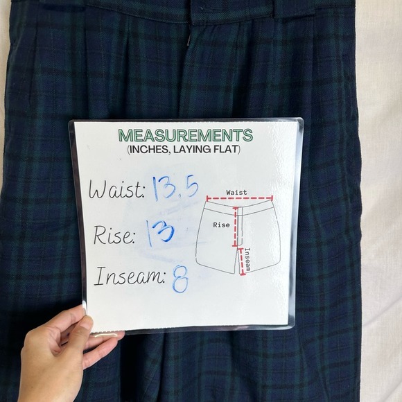 Vtg. Ganto 100% Pure Wool School Girl Skort Skirt Academia Y2K Women’s 6 Plaid - Picture 10 of 13